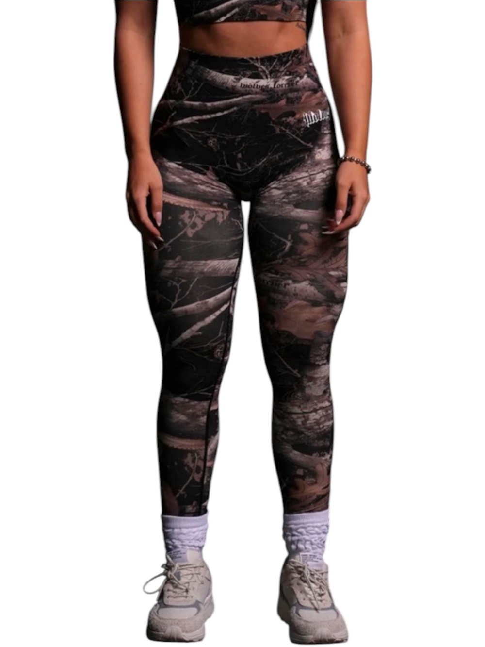 NWT Darc Sport SHE Everson Seamless Scrunch Legging size M in Woodland Camo